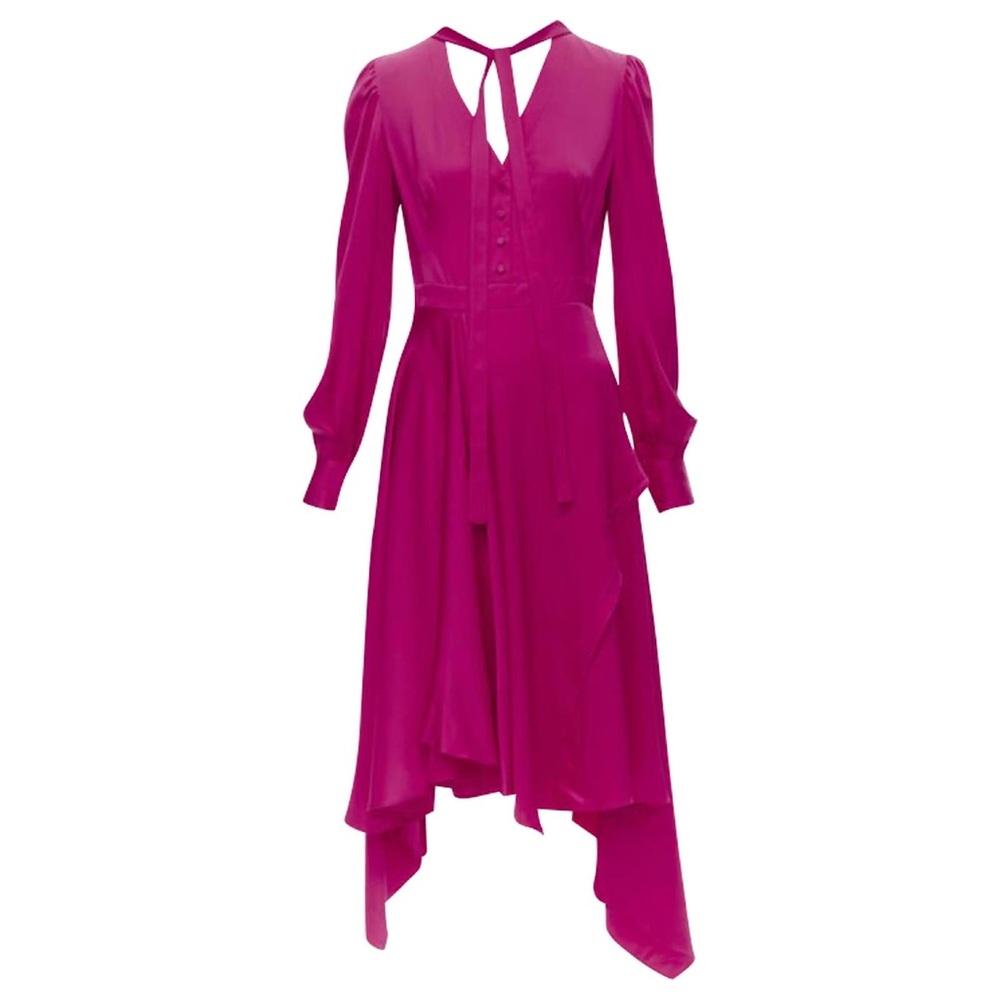 Alexander McQueen Silk Dress Size 46
